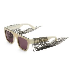Stella McCartney hanging chain sunglasses